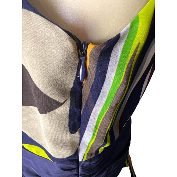 Moulinette Soeurs Anthropologie dress sheath abstract geometric print sz 2 Dd533 - Picture 7 of 12